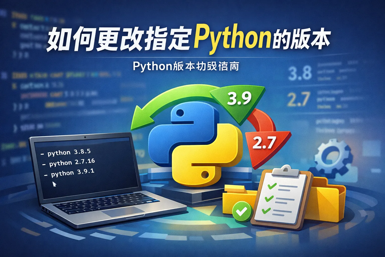 如何更改指定python的版本