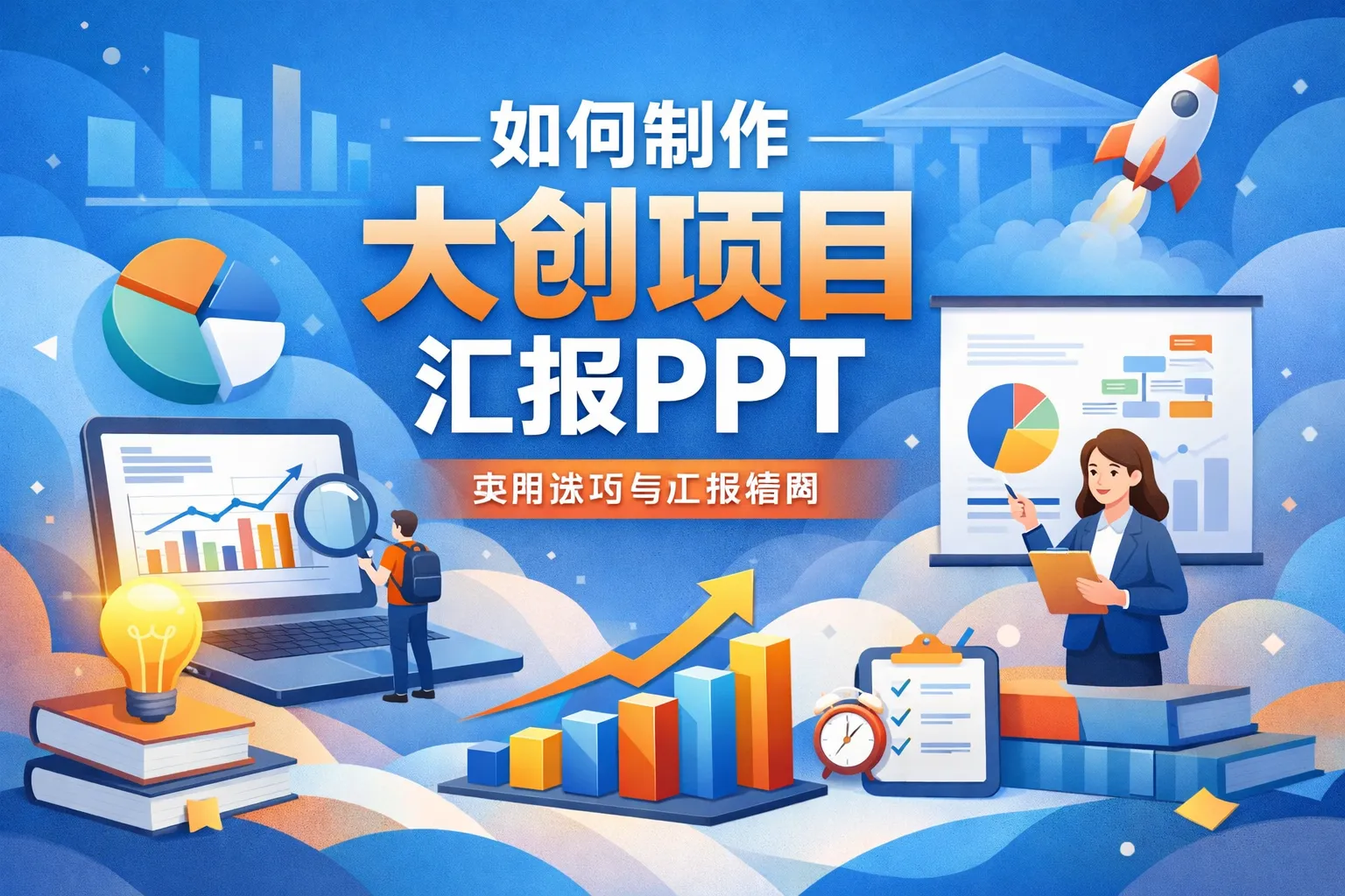 如何制作大创项目汇报ppt