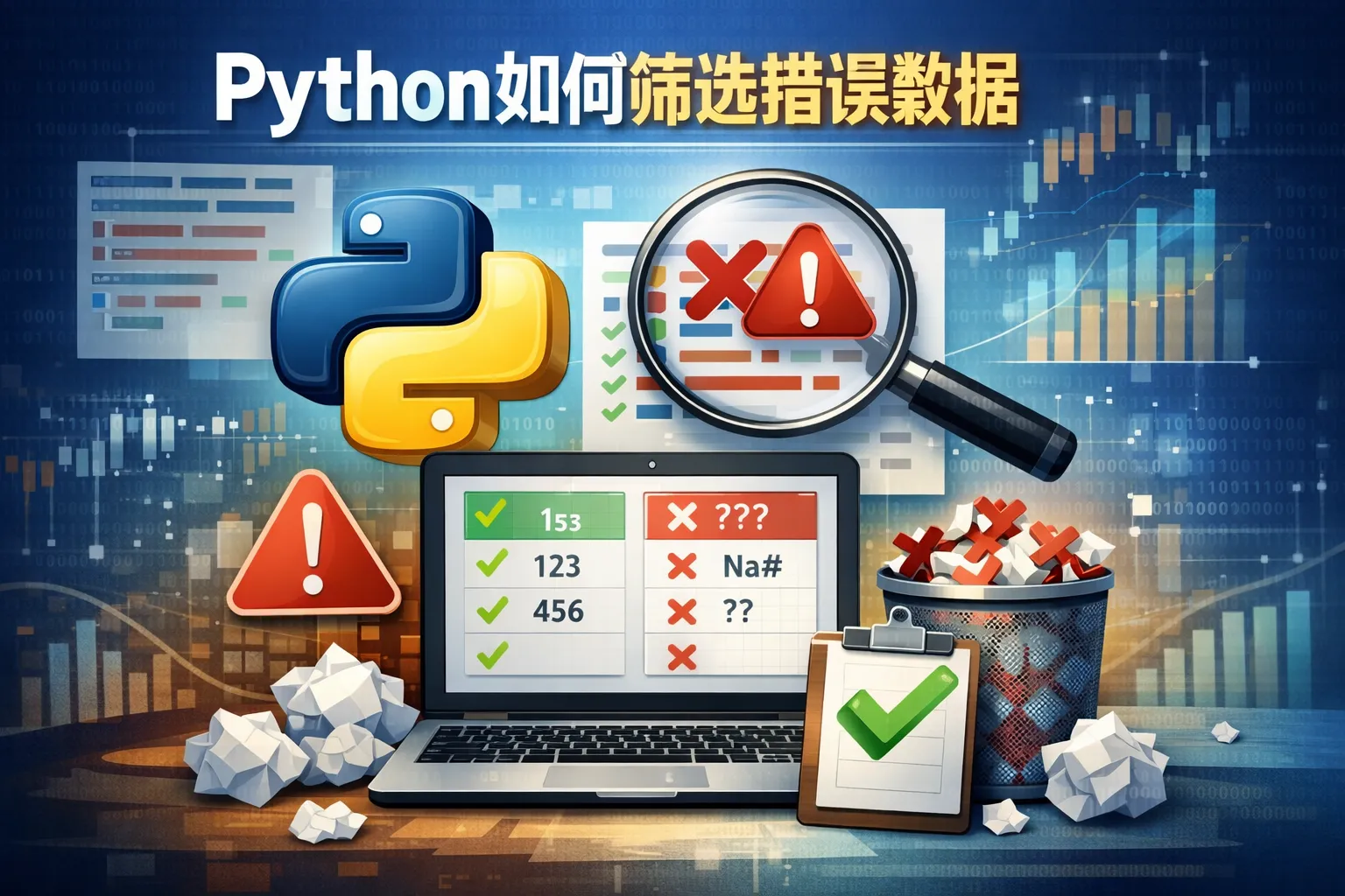python如何筛选错误数据