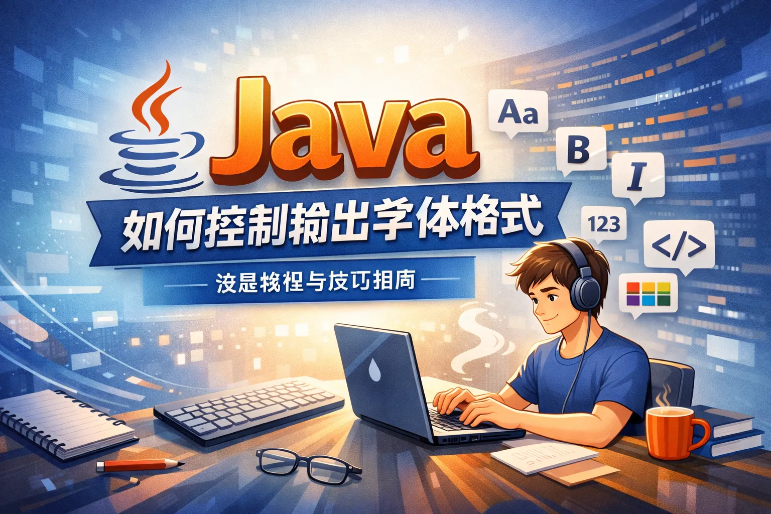 java如何控制输出字体格式
