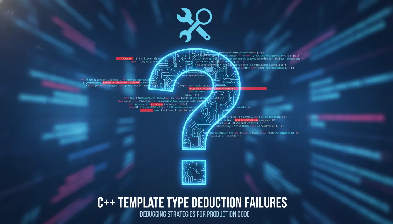 C++ 封装通用组件时类型推导不符合预期怎么排查:适合工程开发的排错思路