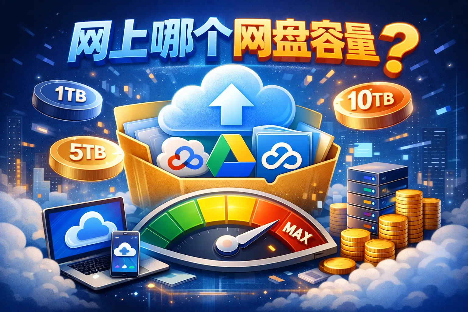 网上哪个网盘容量大