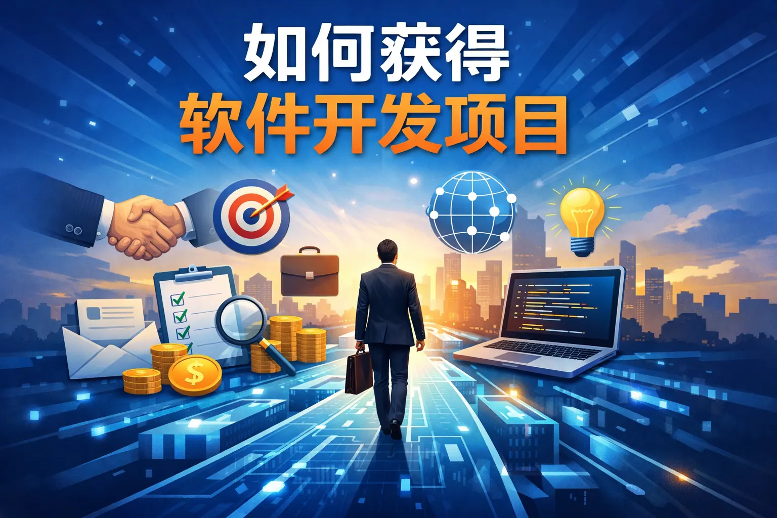 如何获得软件开发项目