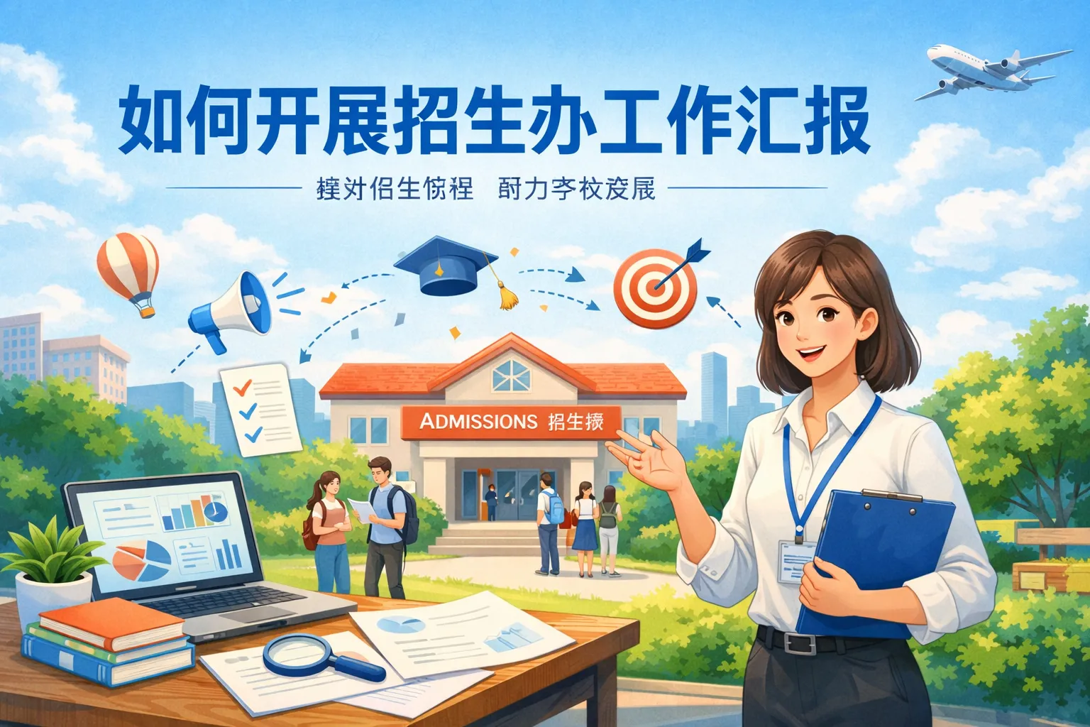 如何开展招生办工作汇报