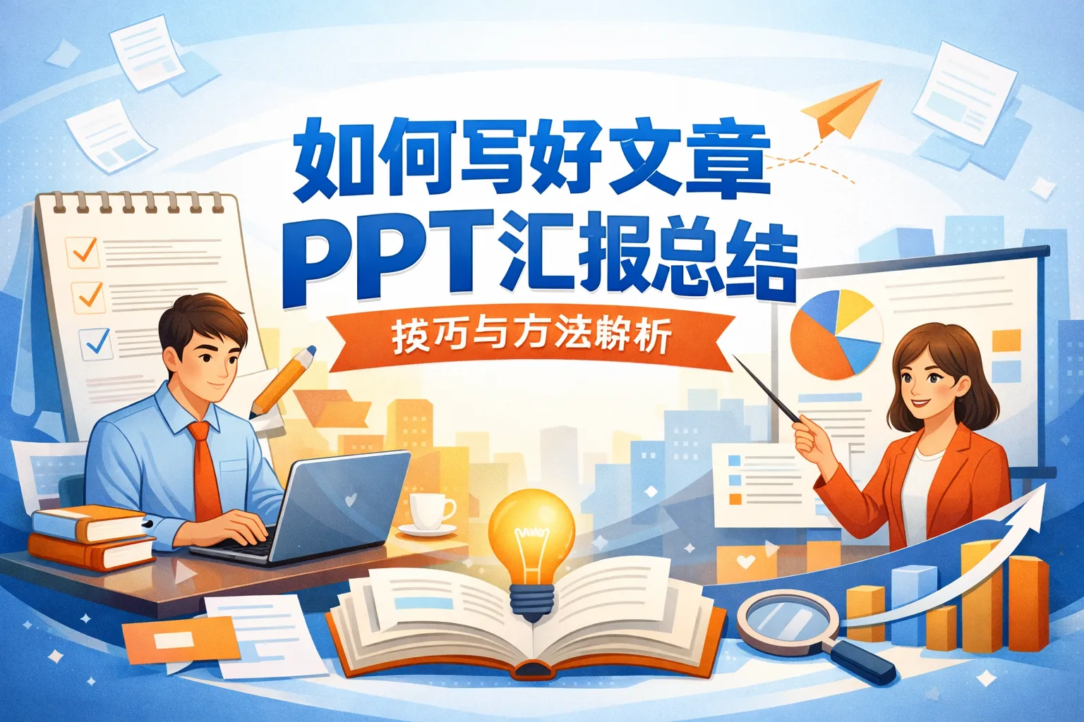 ppt汇报总结如何写