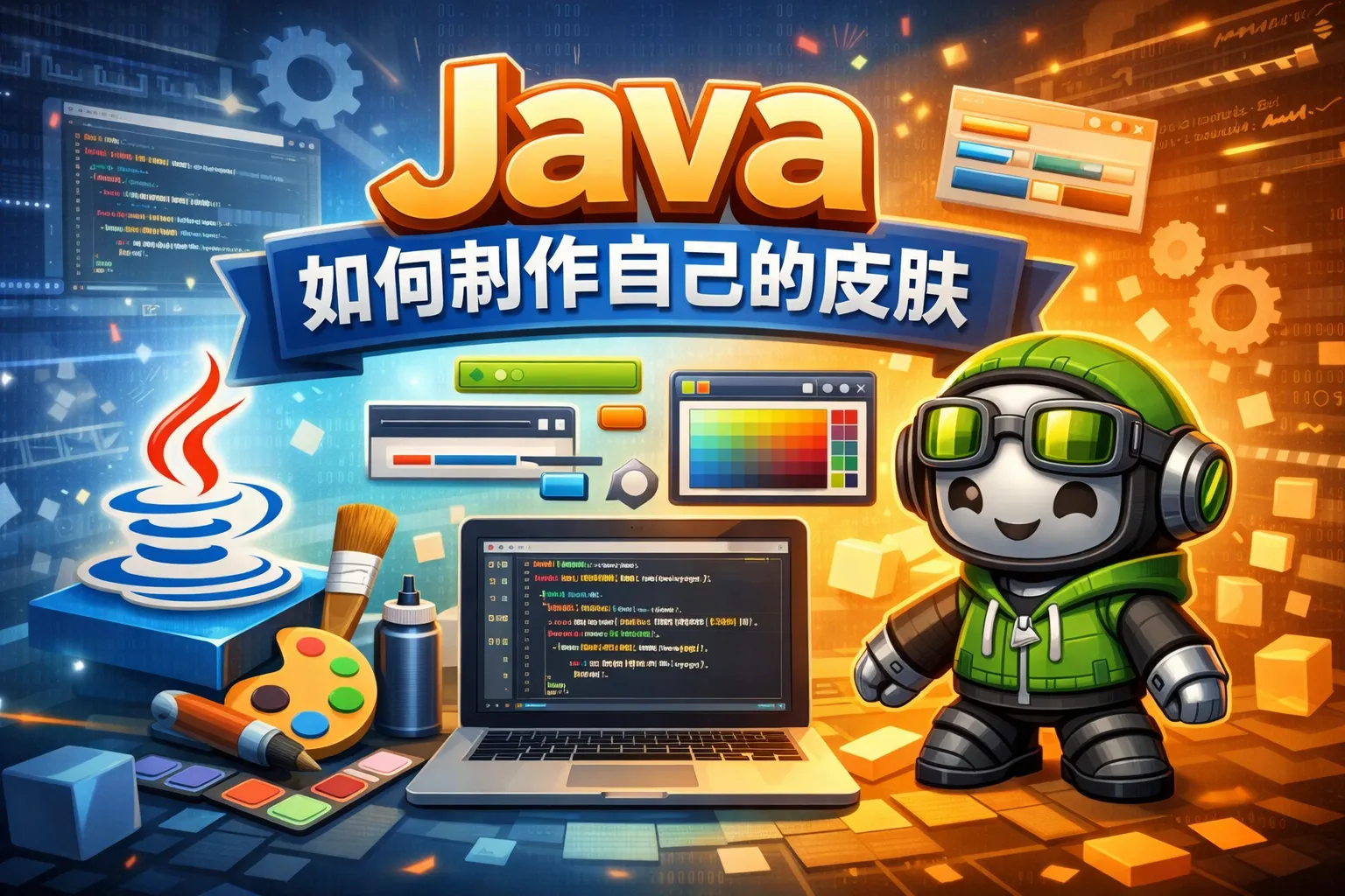 java如何制作自己的皮肤