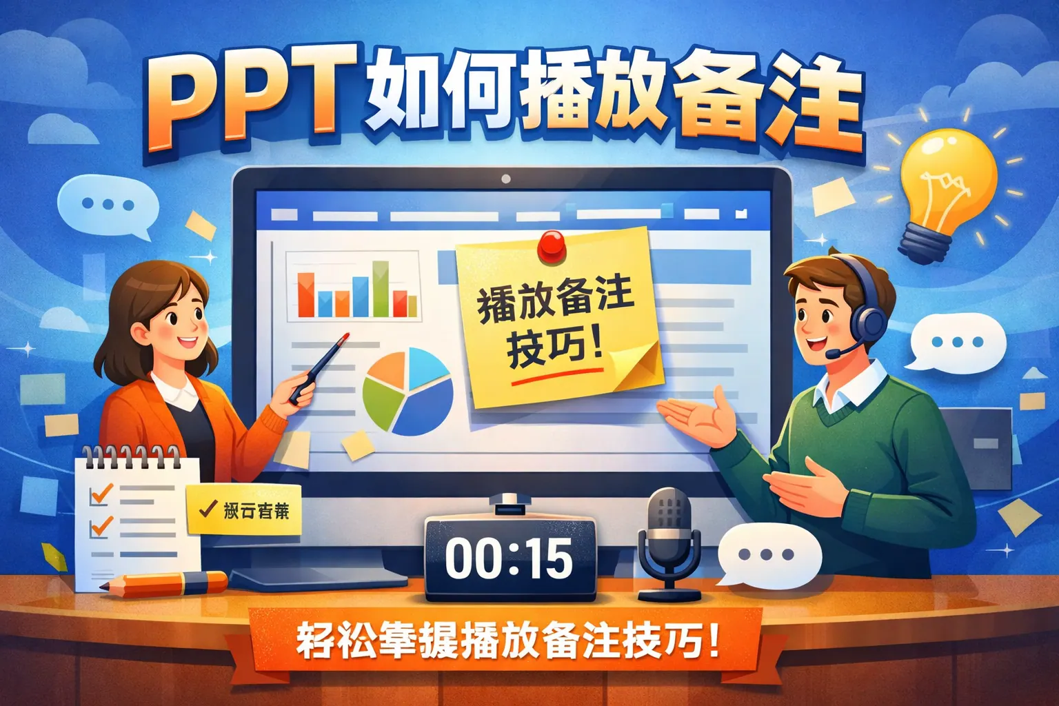ppt如何播放备注