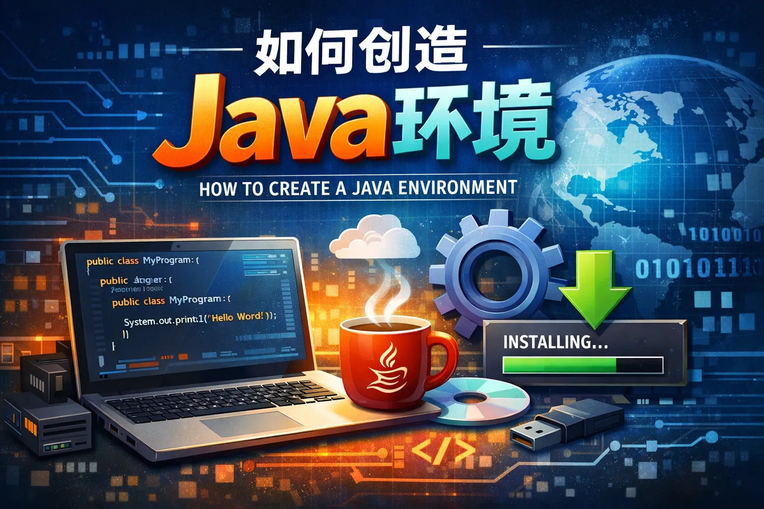 如何创造java环境