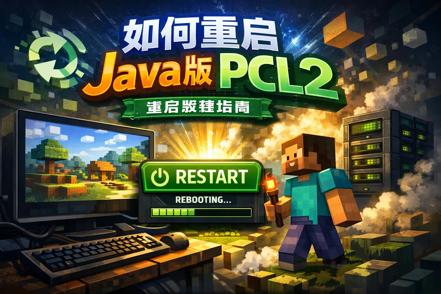 如何重启java版pcl2