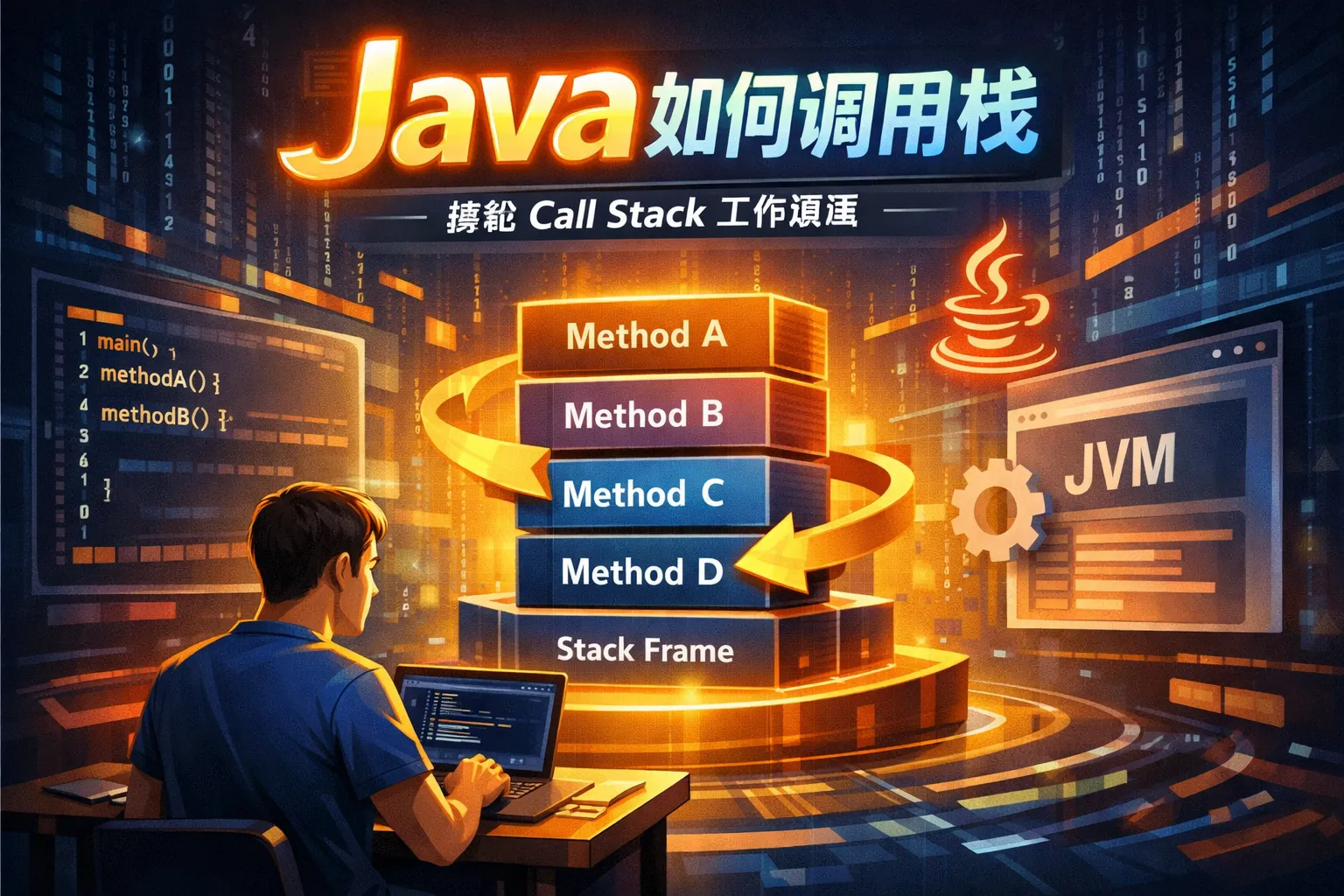 java如何调用栈