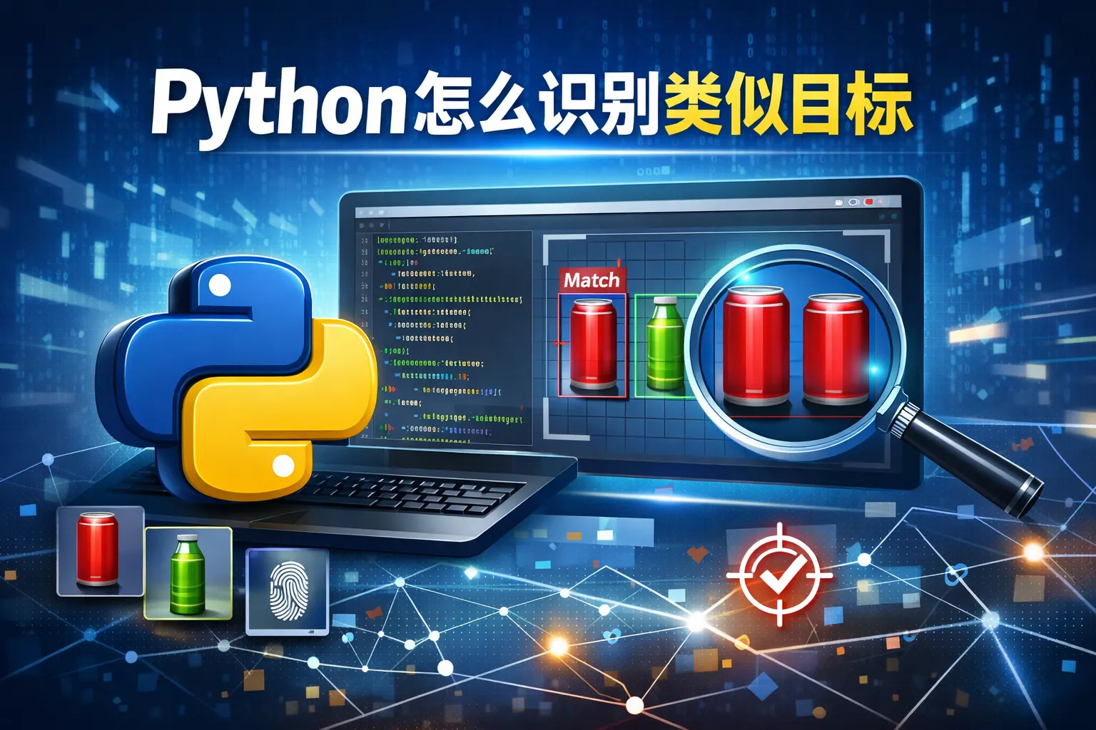 python怎么识别类似目标