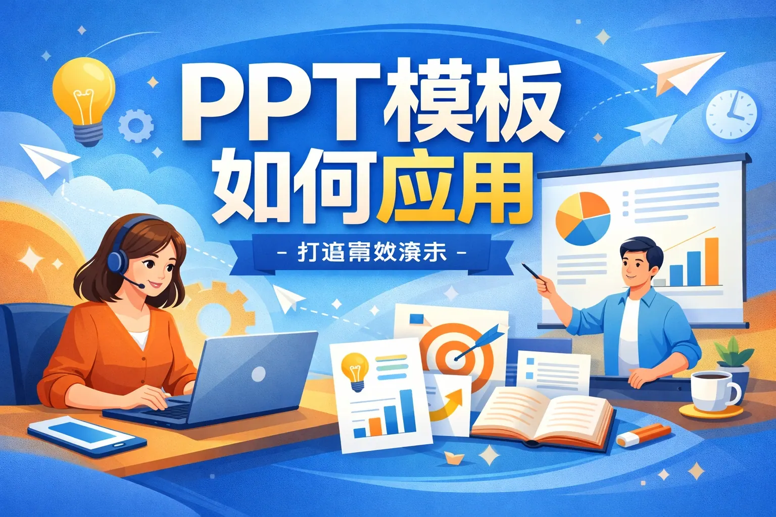 ppt模板如何应用
