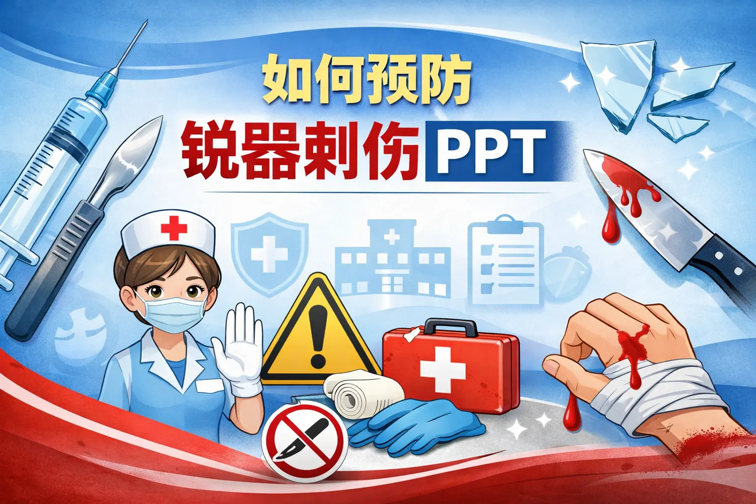 如何预防锐器刺伤ppt