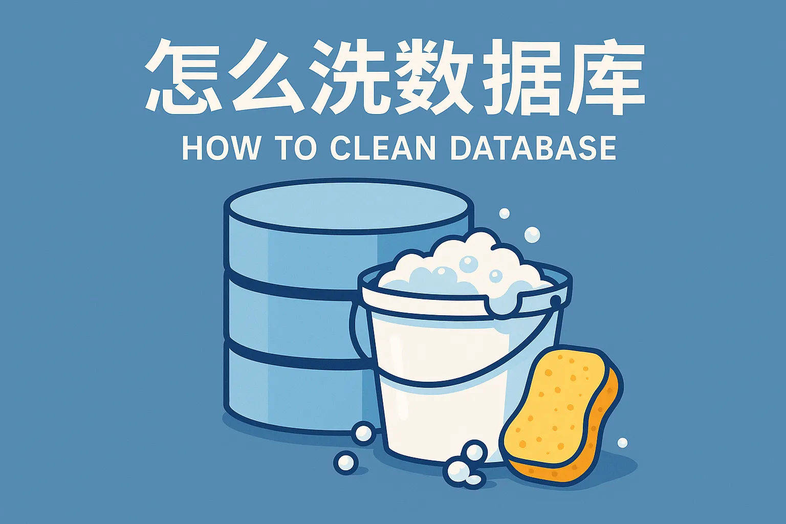 怎么洗数据库