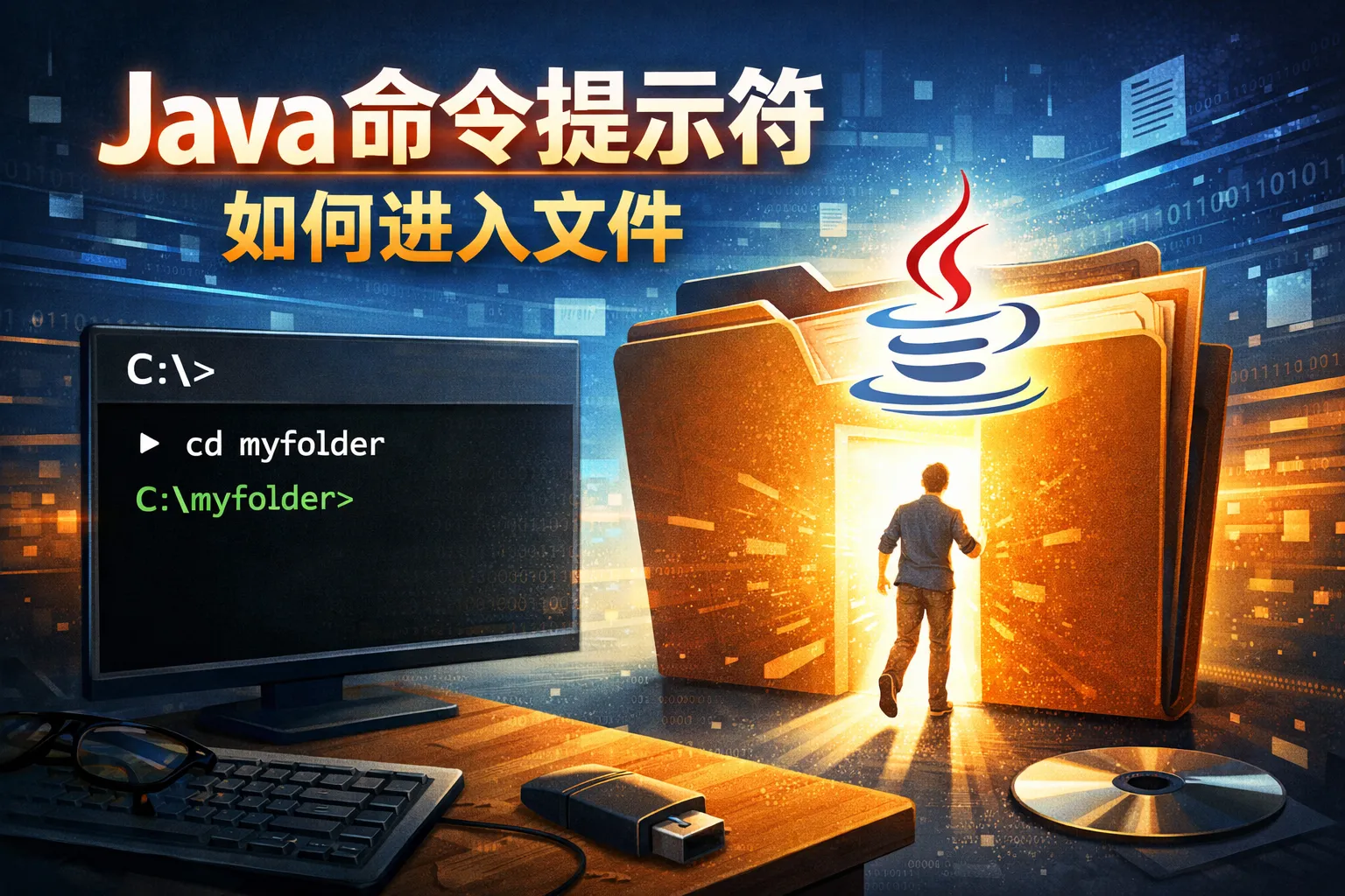 java命令提示符如何进入文件
