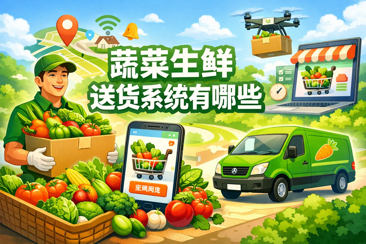 蔬菜生鲜送货系统有哪些