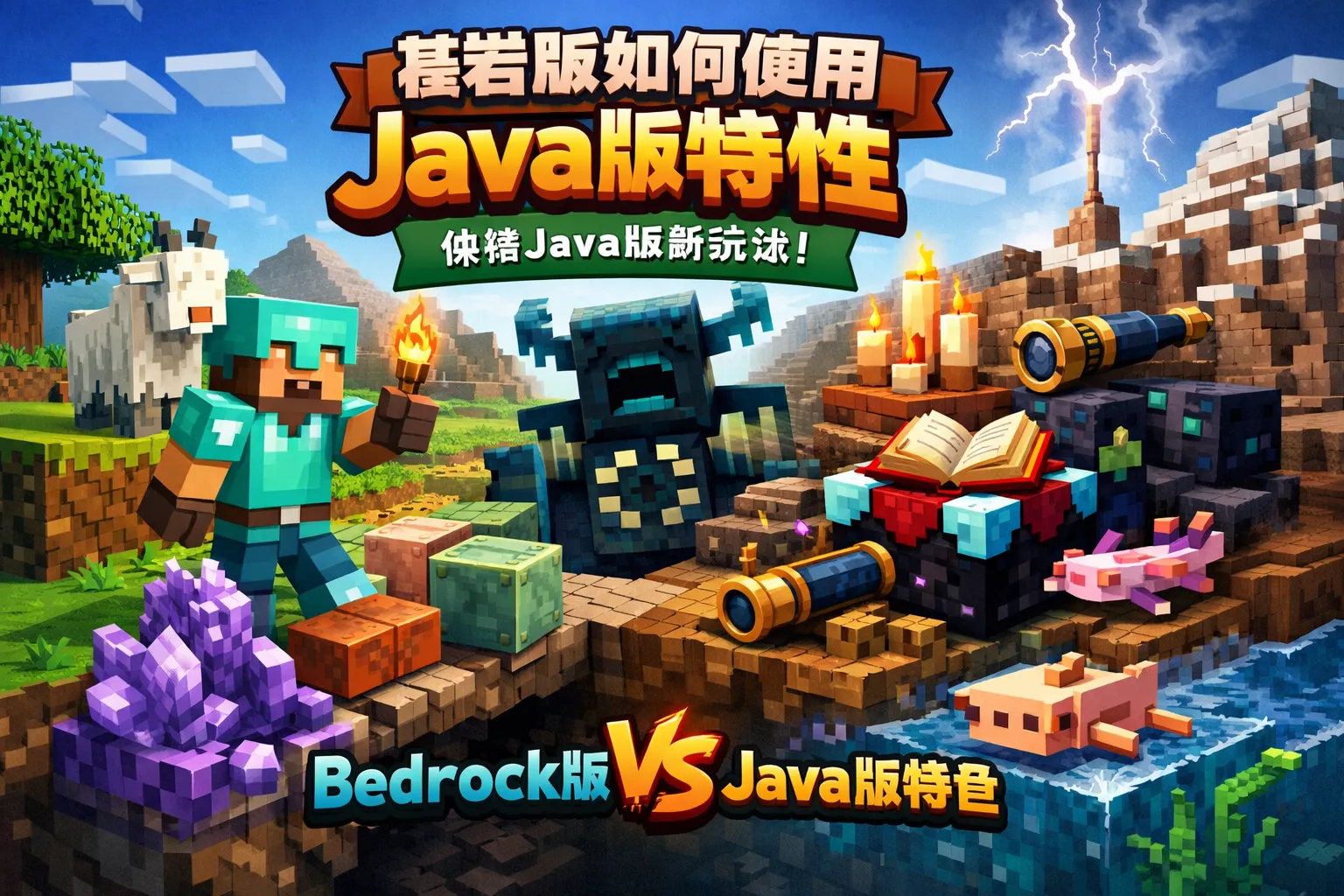 基岩版如何使用java版特性