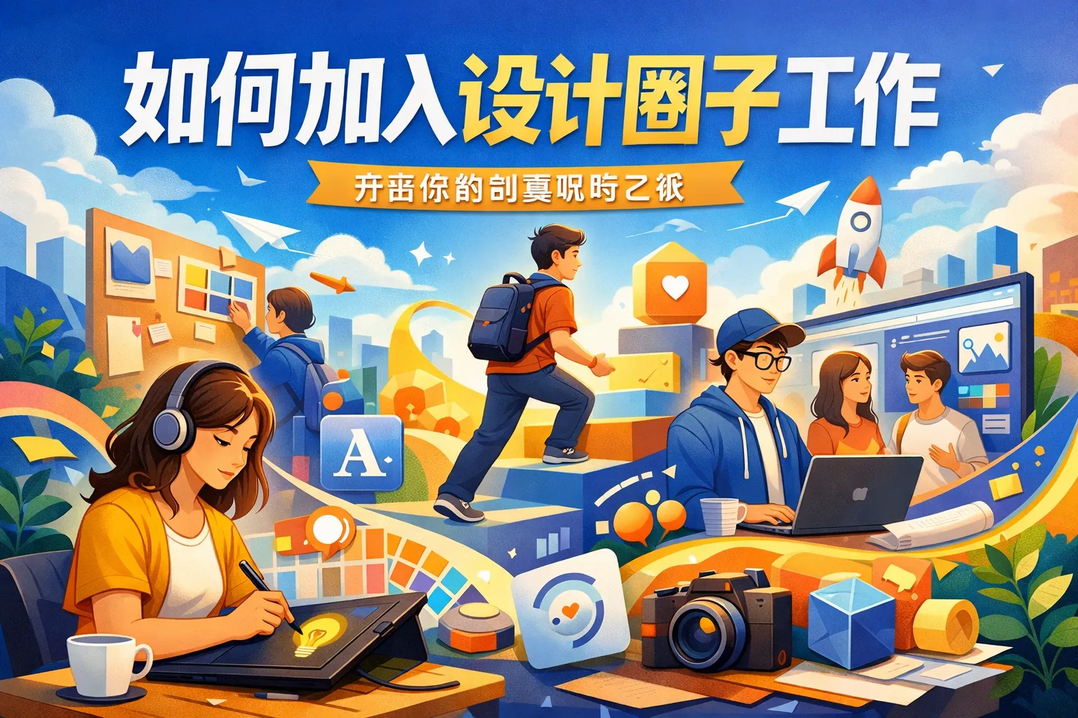 如何加入设计圈子工作