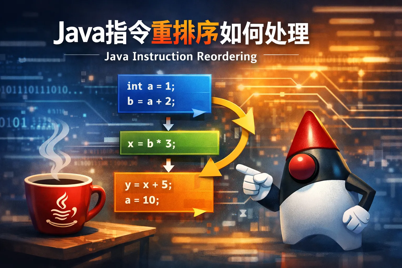 java指令重排序如何处理