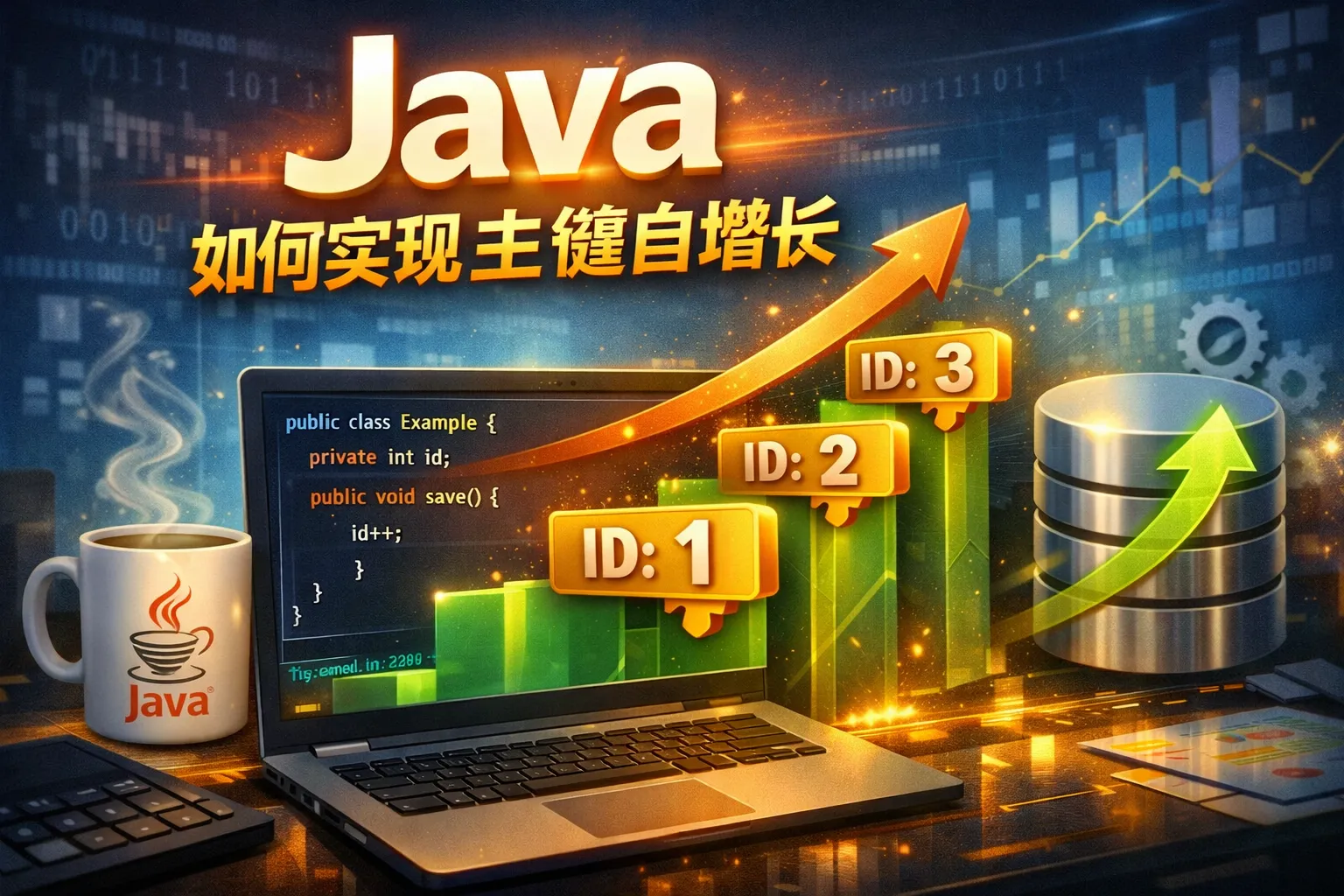 java如何实现主键自增长