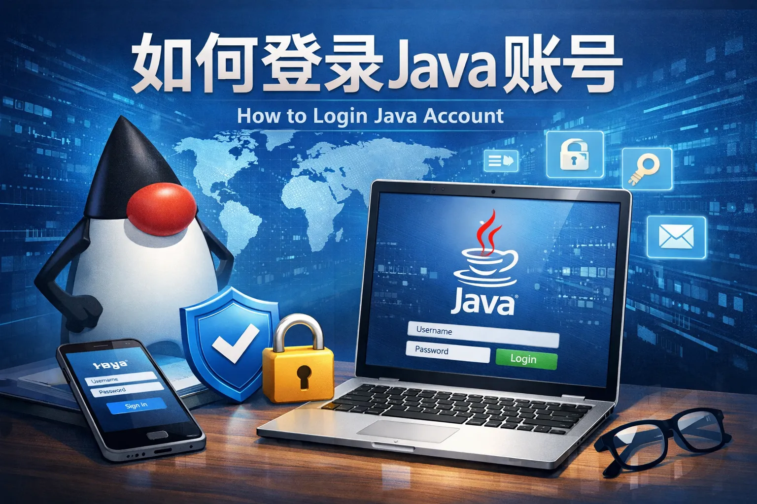 如何登录java账号