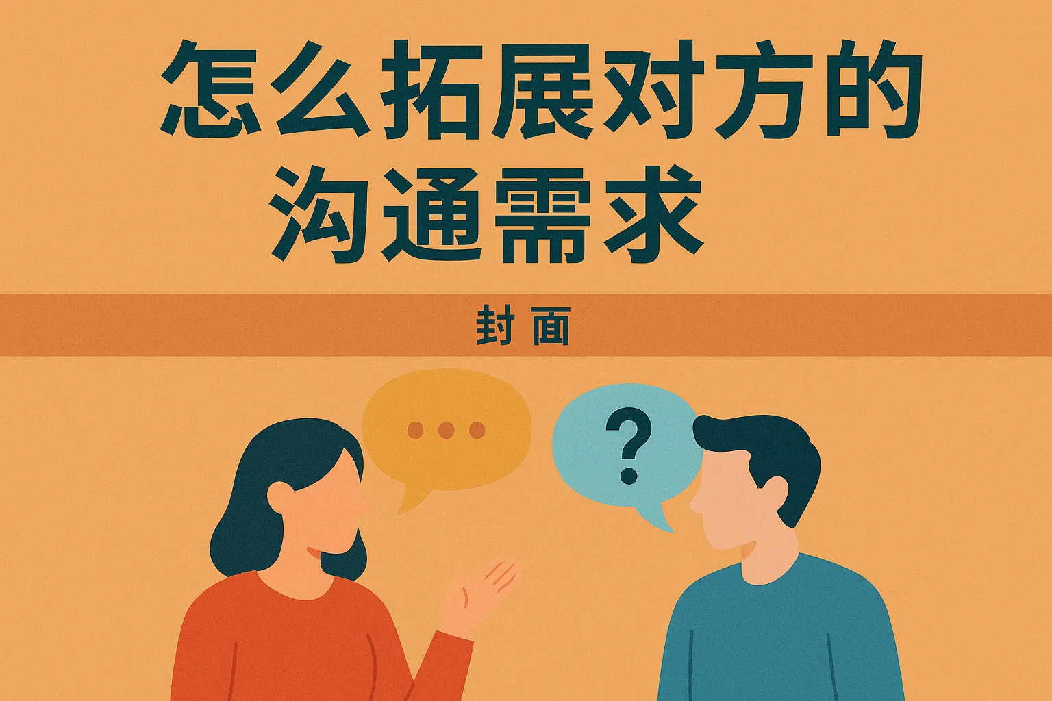 怎么拓展对方的沟通需求