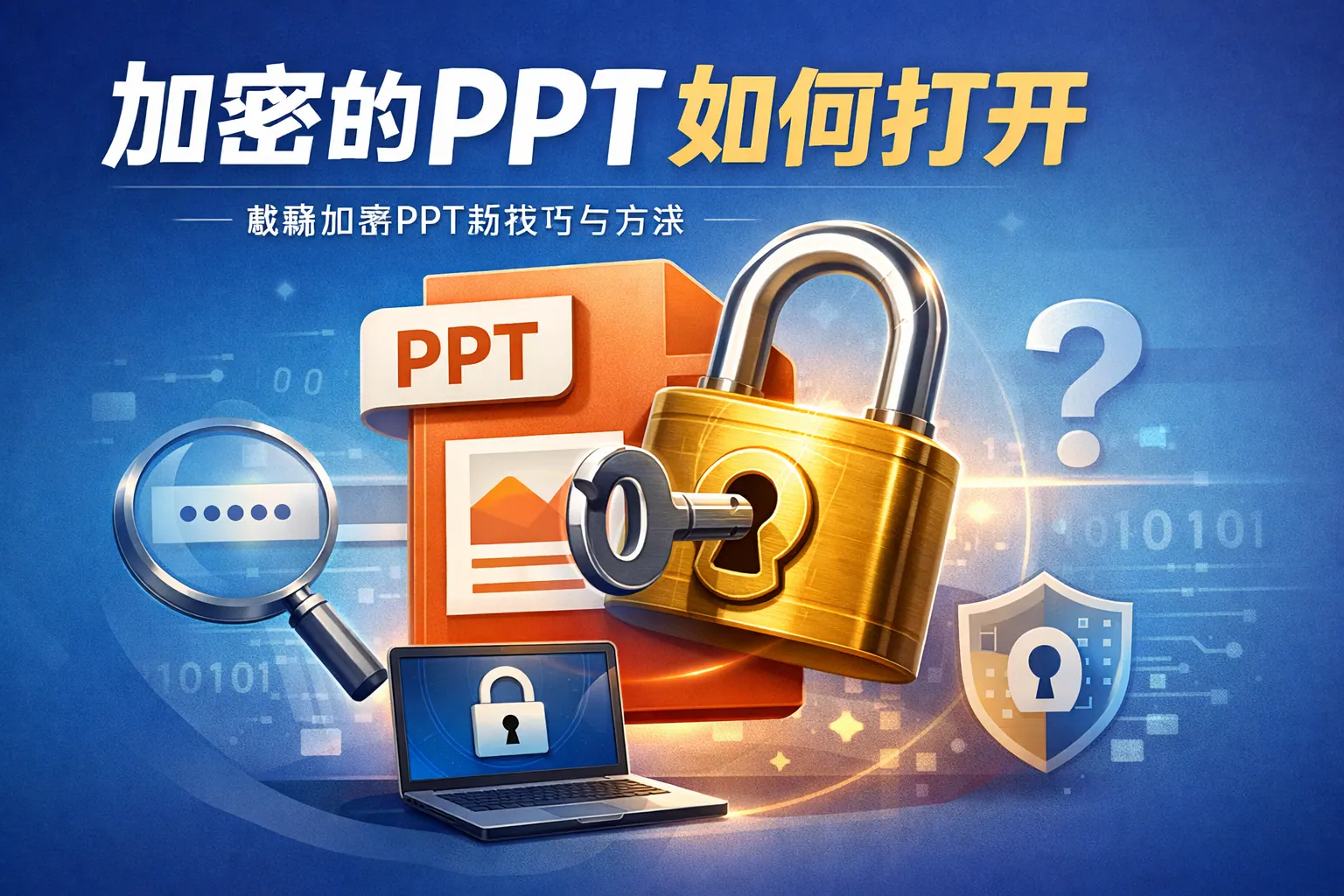 加密的ppt如何打开