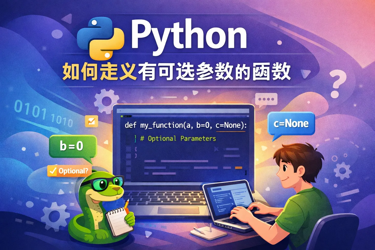 python如何定义有可选参数的函数