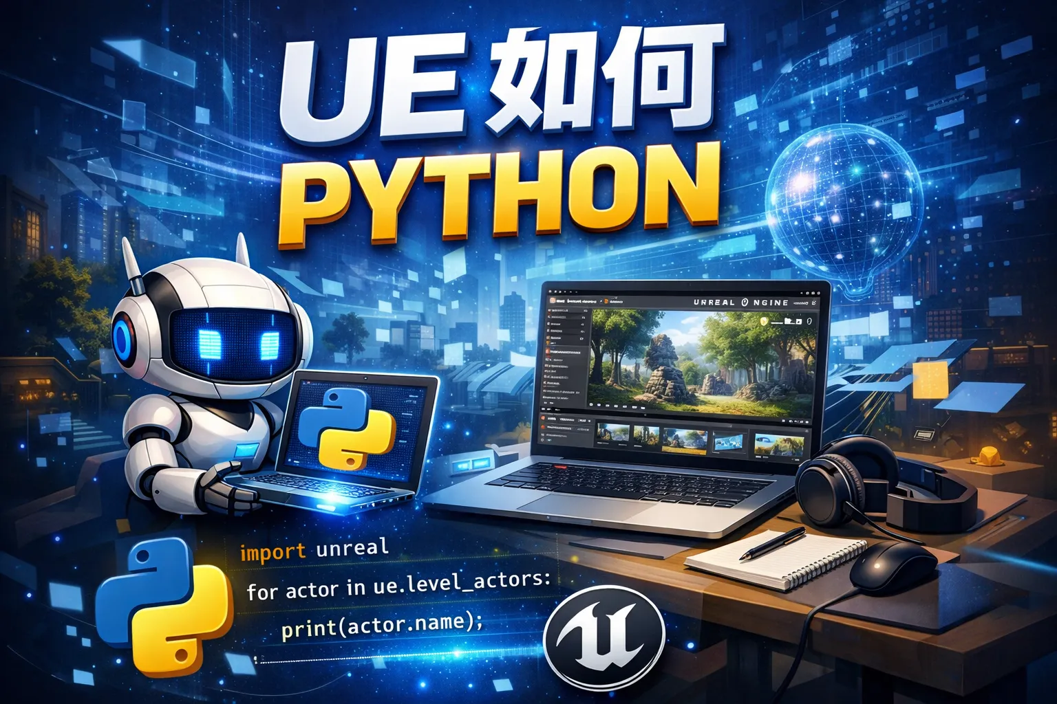 ue如何python