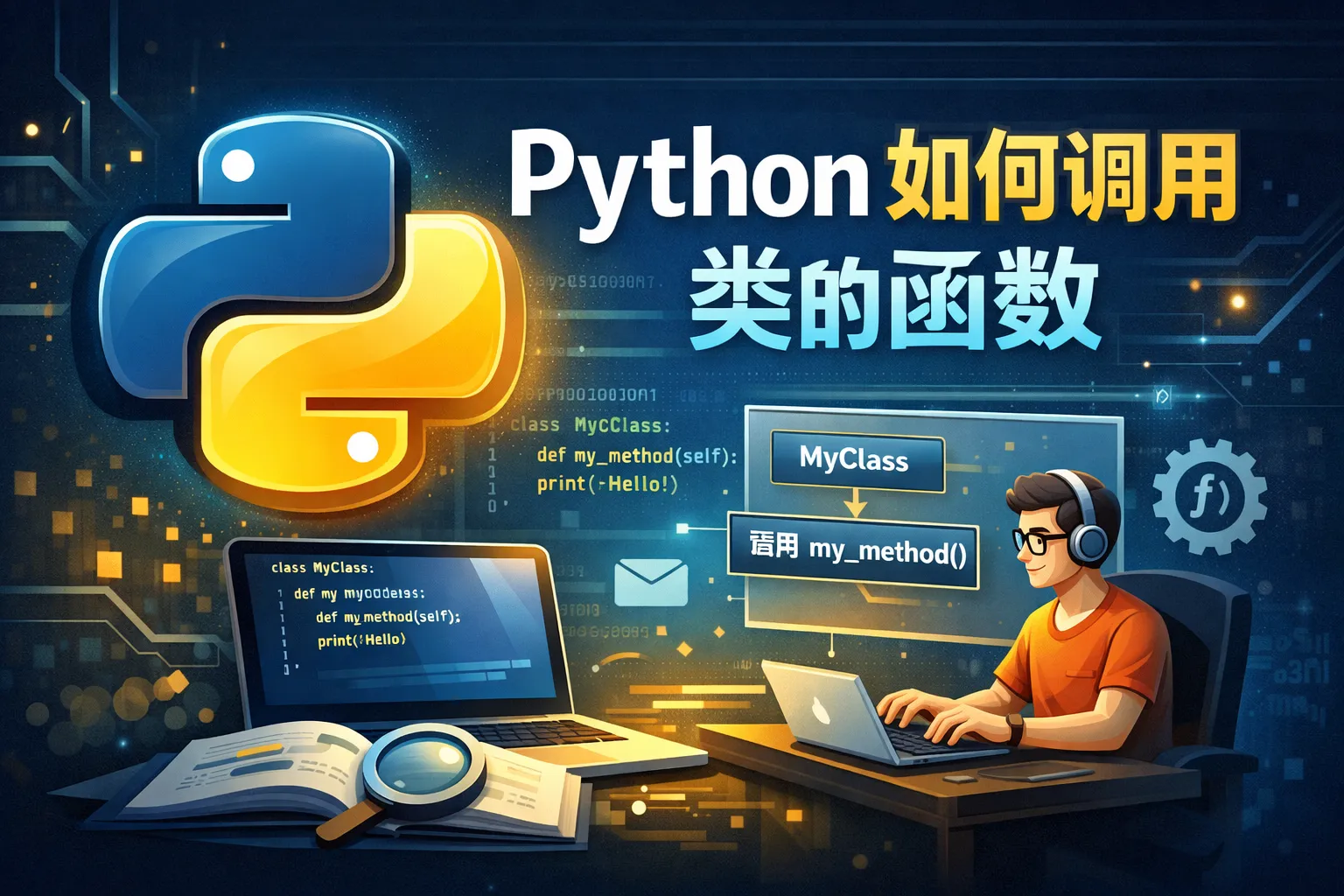 python如何调用类的函数