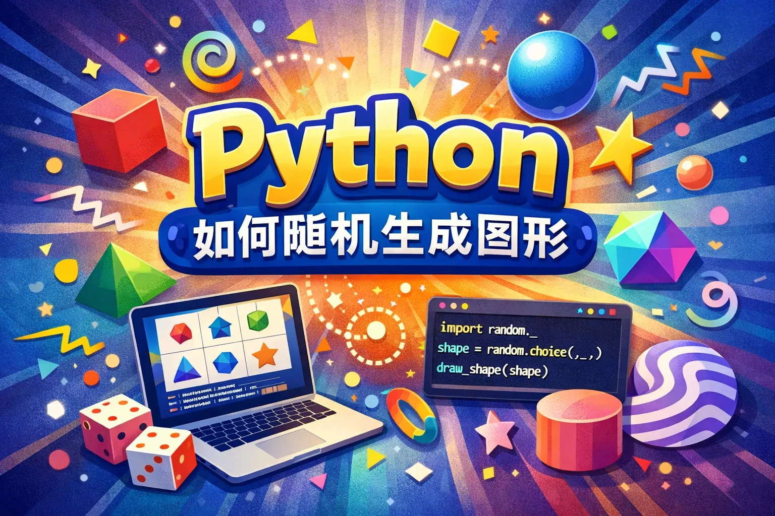 python如何随机生成图形