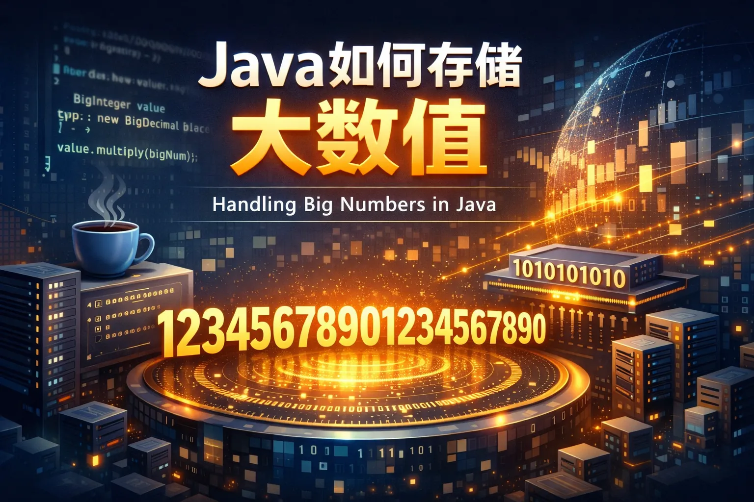 java如何存储大数值