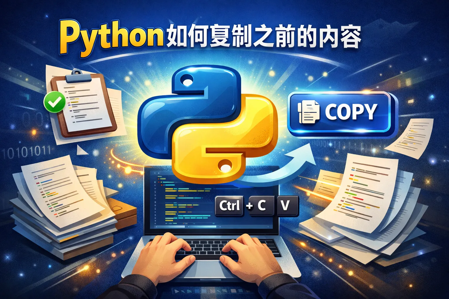 python如何复制之前的内容