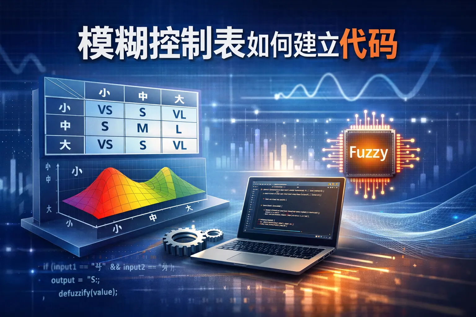 模糊控制表如何建立代码