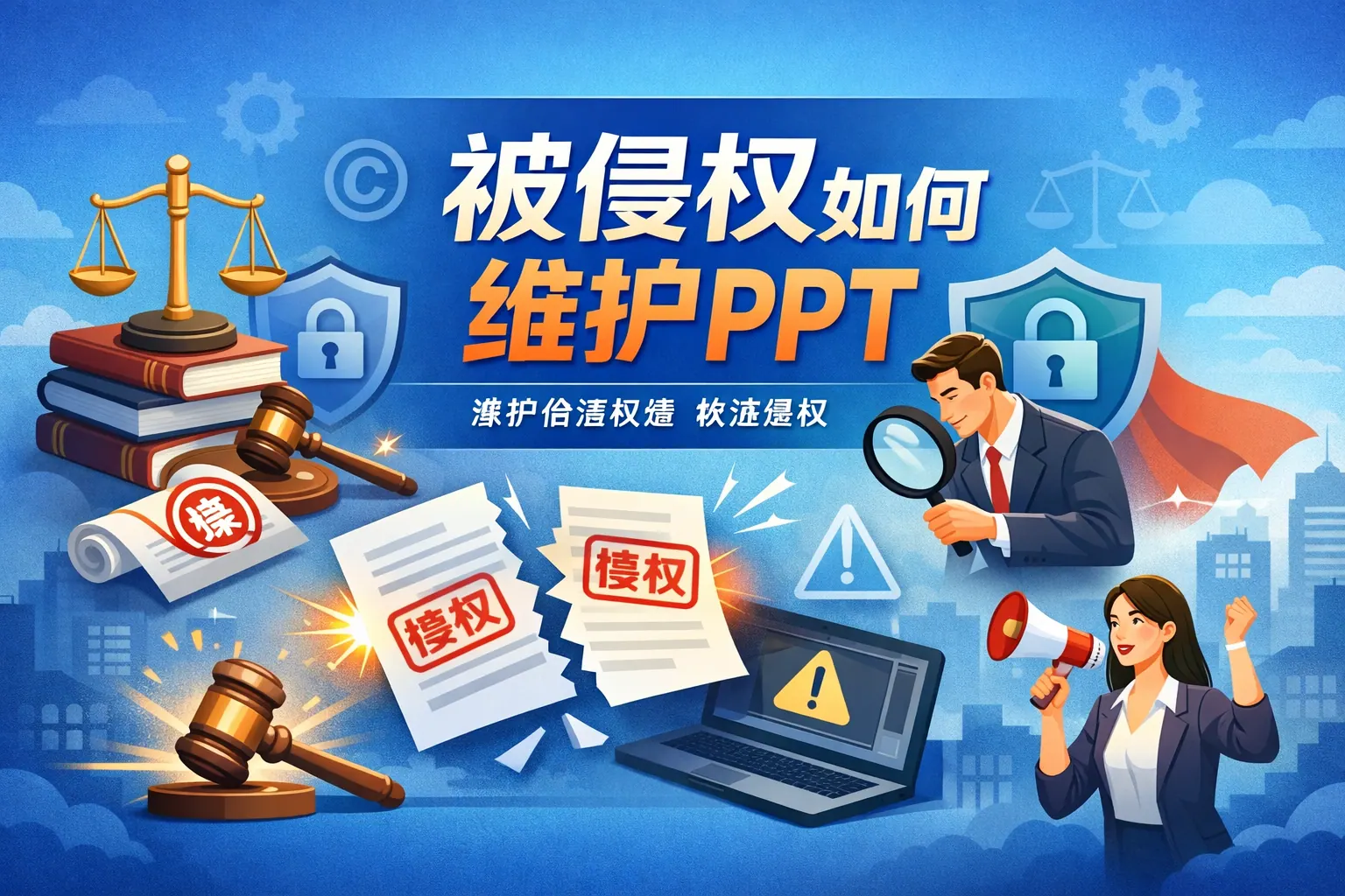 被侵权如何维护ppt