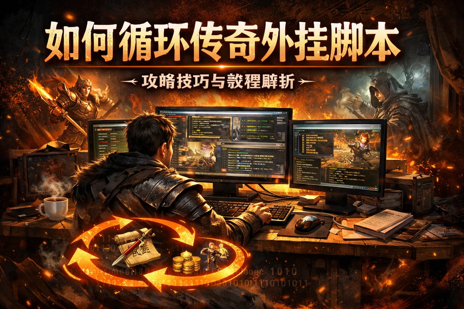 如何循环传奇外挂脚本