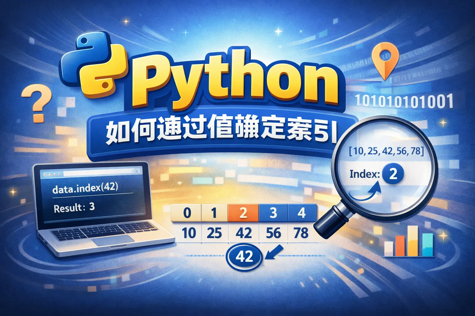 Python如何通过值确定索引