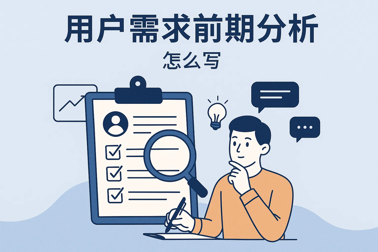用户需求前期分析怎么写