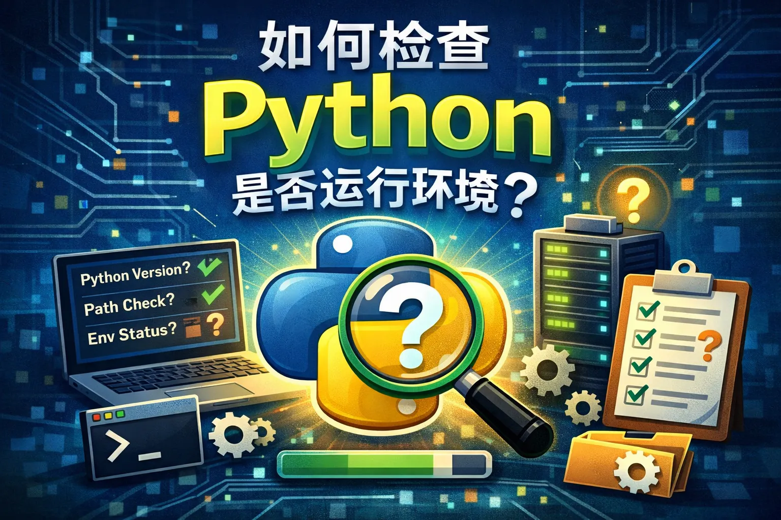 如何检查python是否运行环境