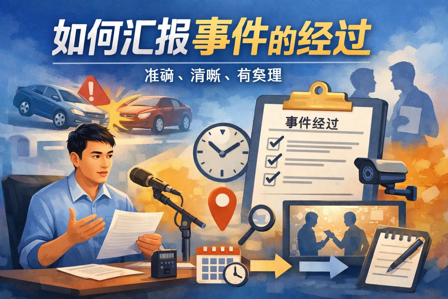 如何汇报事件的经过