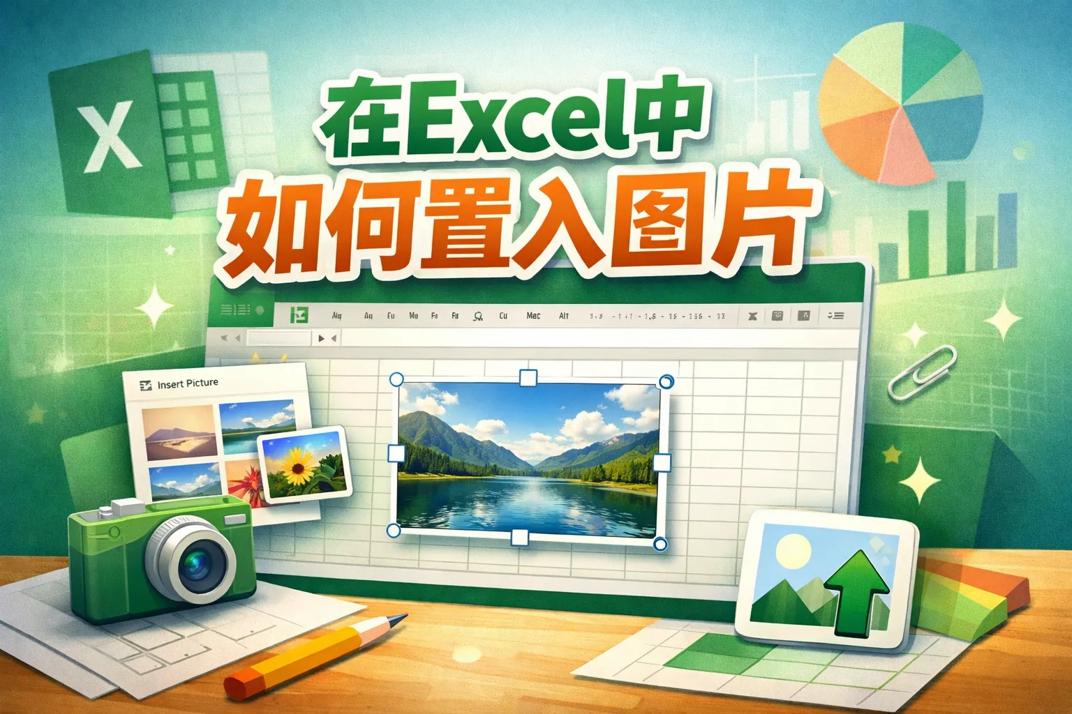 在excel中如何置入图片