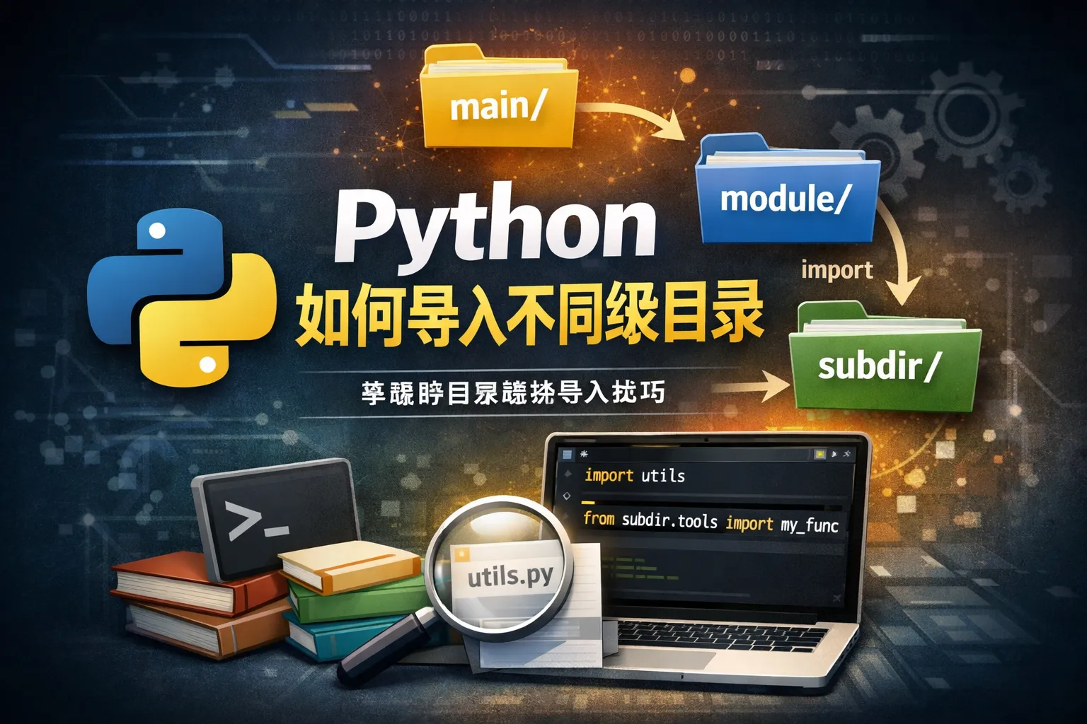 python如何导入不同级目录