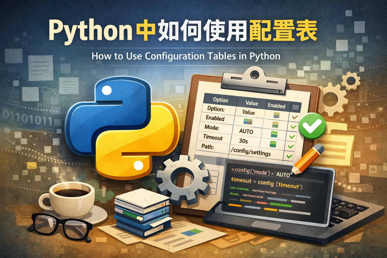 python中如何使用配置表