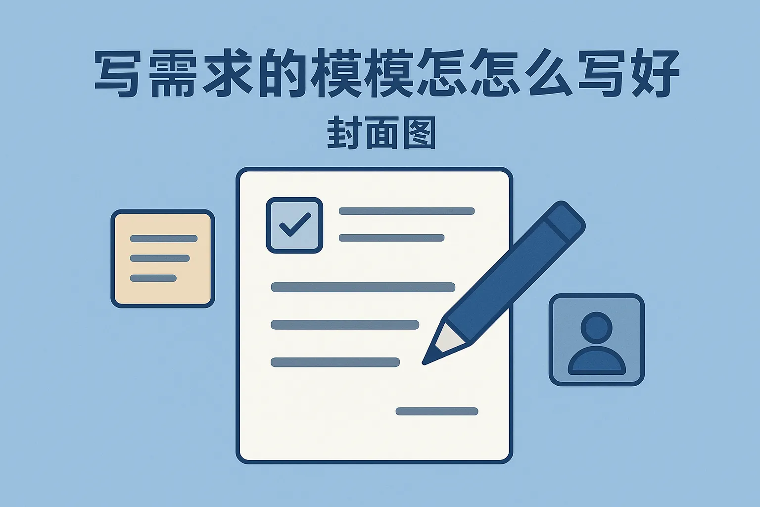 写需求的模板怎么写好