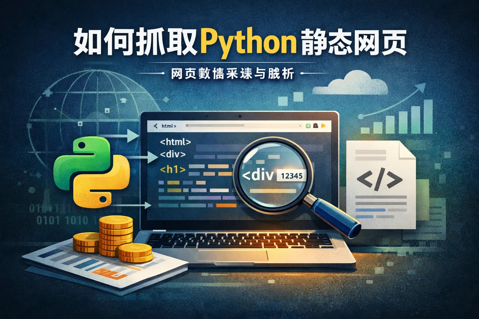 如何抓取python静态网页