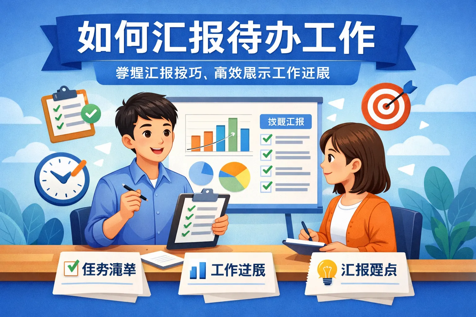 如何汇报待办工作