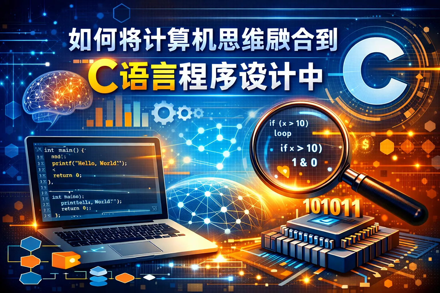 如何将计算机思维融合到c语言程序设计中