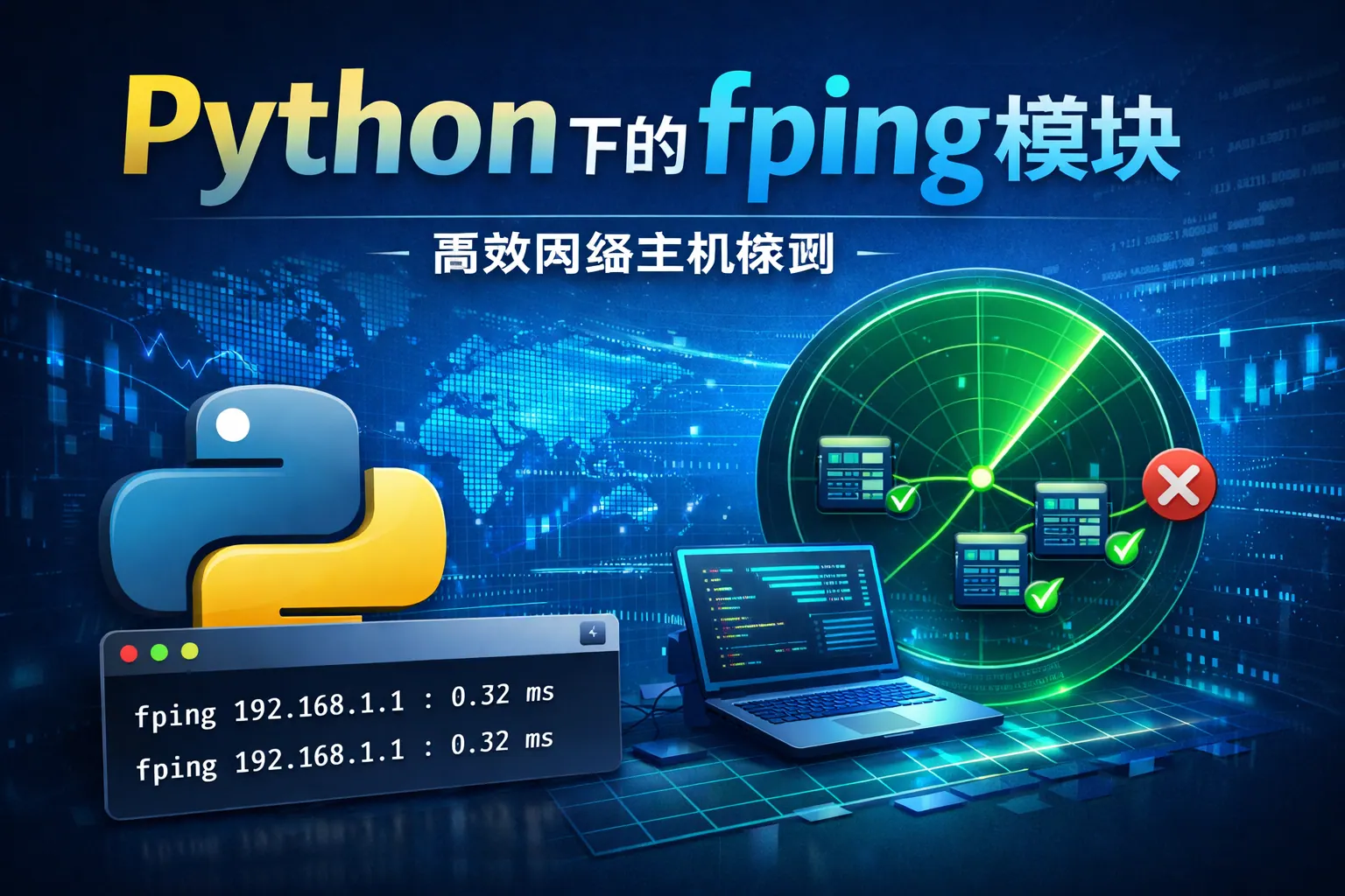 Fping Range Python下的fping模块