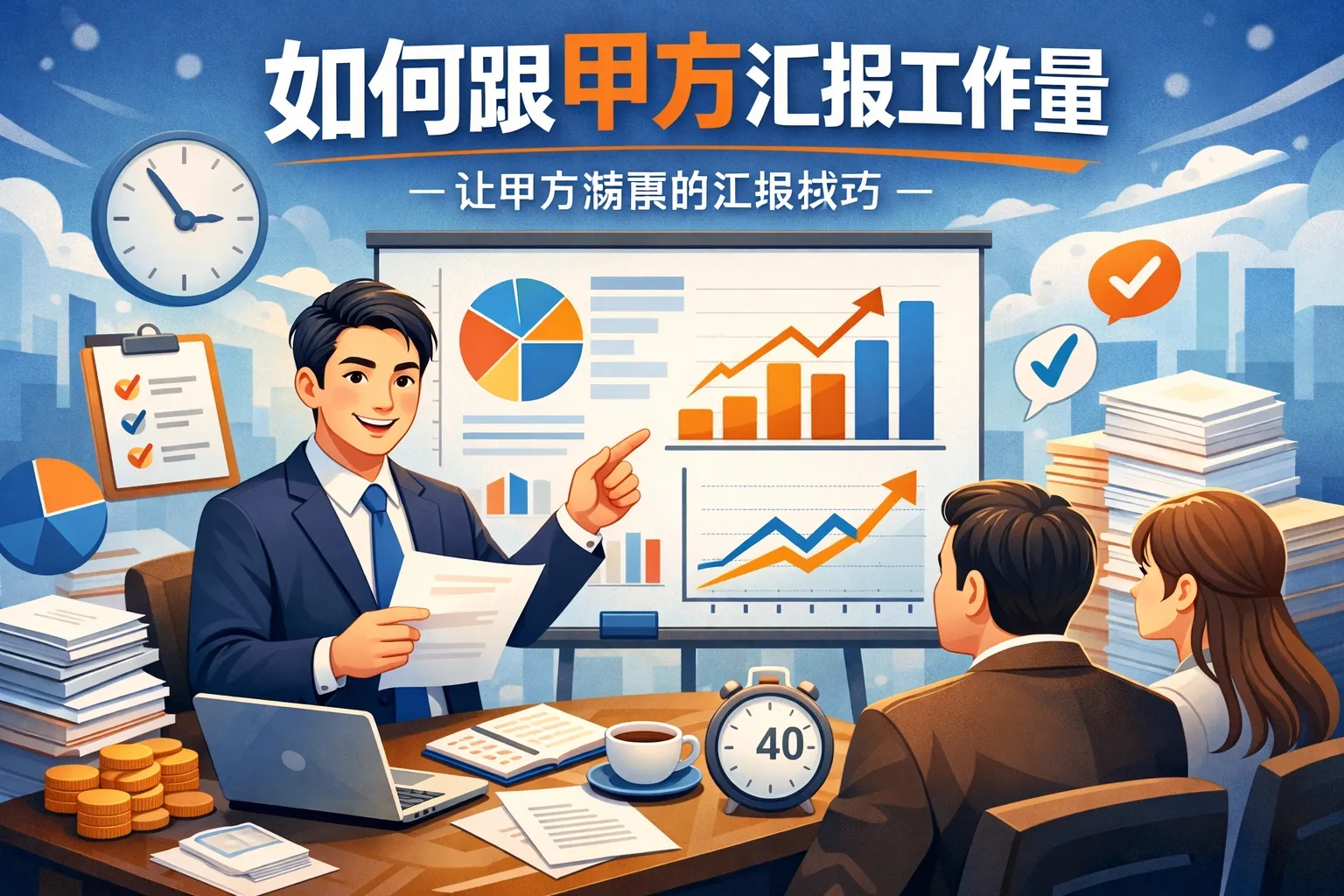 如何跟甲方汇报工作量