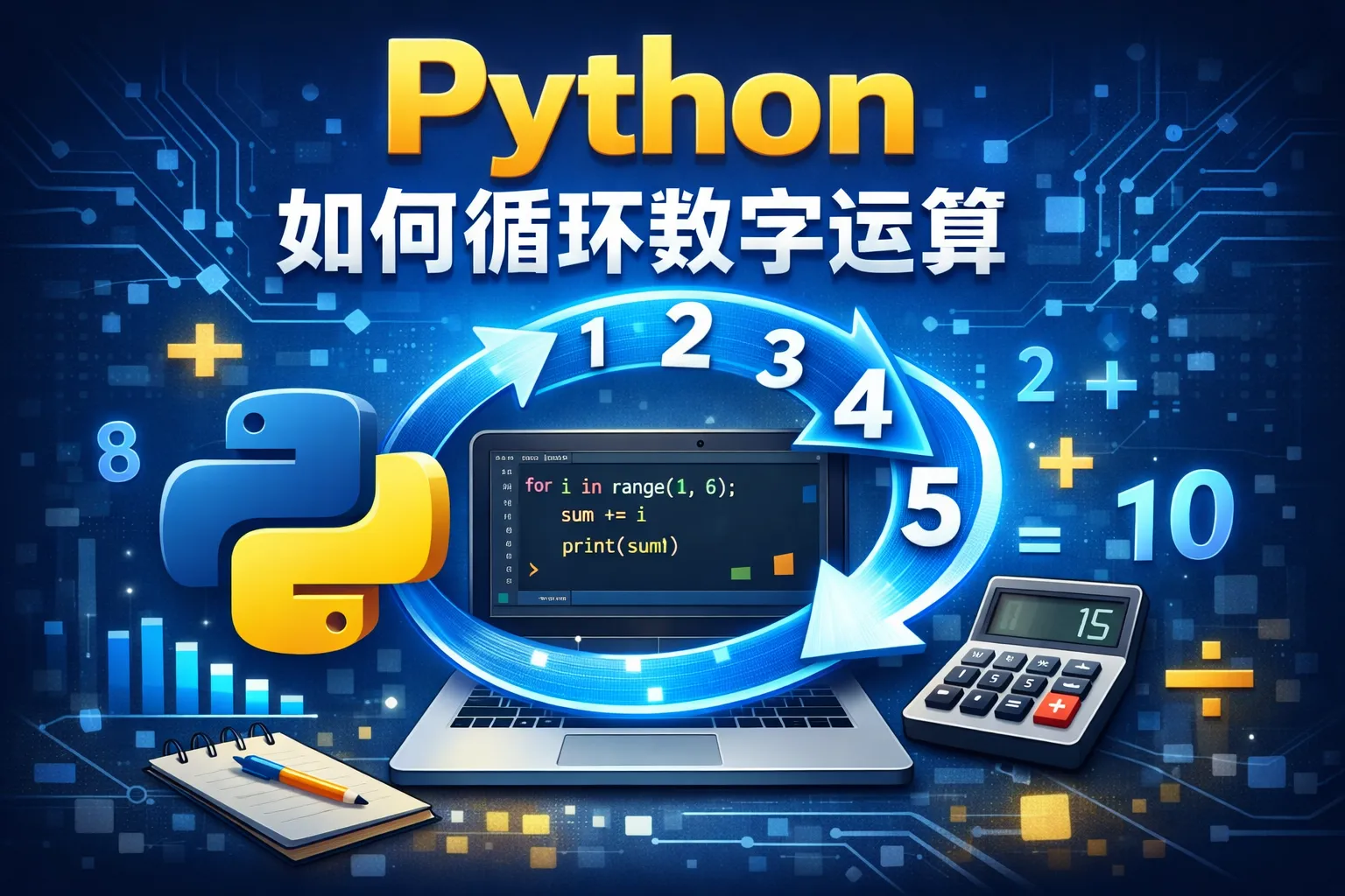 python如何循环数字运算